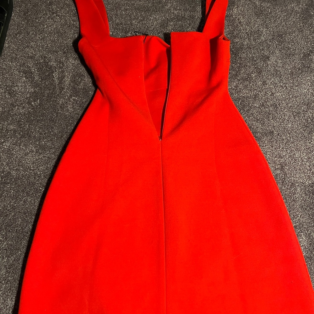 Elegant Red Sleeveless Dress